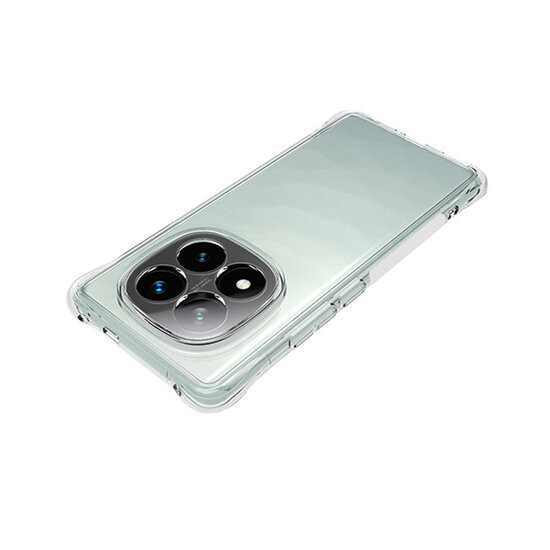 Xiaomi Redmi Note 14 Pro Plus Hoesje - MobyDefend Transparante Shockproof TPU Backcover - Verstevigde Hoeken - Volledig Doorzichtig
