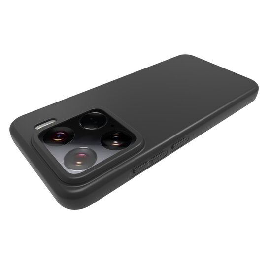 Xiaomi 15 Hoesje - MobyDefend TPU Backcover - Mat Zwart