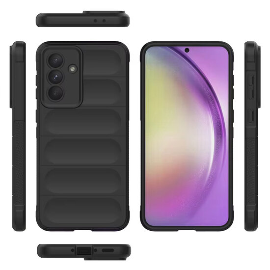 Samsung Galaxy A36 / Galaxy A56 Hoesje - MobyDefend TPU Gripcase - Paars