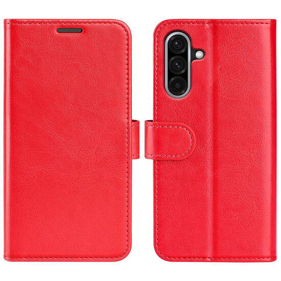 Samsung Galaxy A36 / Galaxy A56 Hoesje - MobyDefend Wallet Book Case (Sluiting Achterkant) - Rood