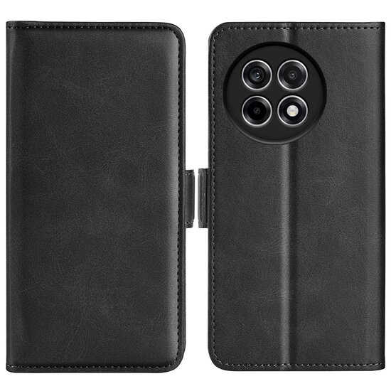 OnePlus 13R Hoesje - MobyDefend Luxe Wallet Book Case (Sluiting Zijkant) - Zwart