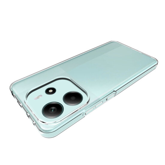 Xiaomi Redmi Note 14 4G Hoesje - MobyDefend Transparante TPU Backcover - Volledig Doorzichtig