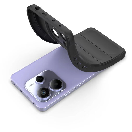 Xiaomi Redmi Note 14 5G Hoesje - MobyDefend TPU Gripcase - Paars