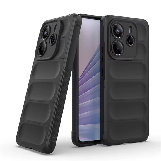 Xiaomi Redmi Note 14 5G Hoesje - MobyDefend TPU Gripcase - Paars