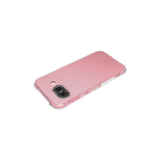 Google Pixel 9a Hoesje - MobyDefend Transparante Shockproof TPU Backcover - Verstevigde Hoeken - Volledig Doorzichtig