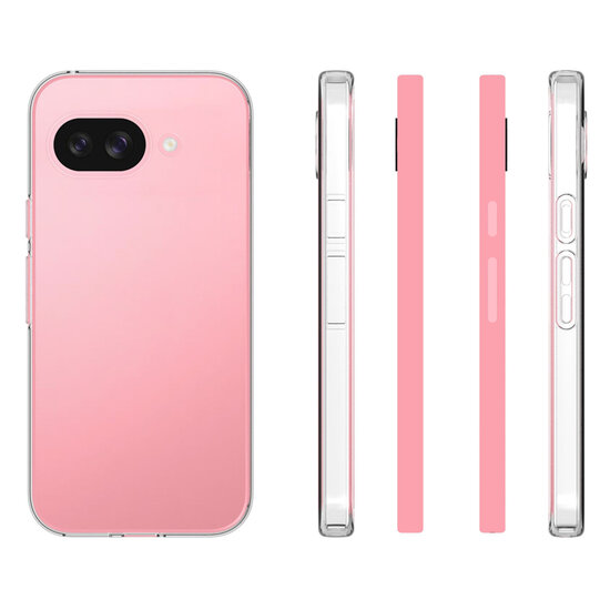 Google Pixel 9a Hoesje - MobyDefend Transparante TPU Backcover - Volledig Doorzichtig