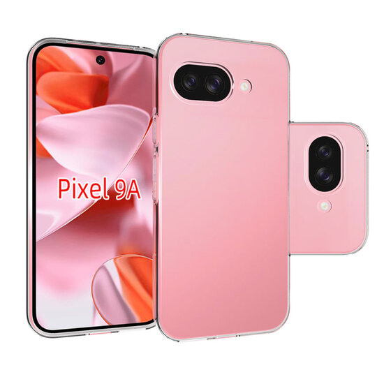 Google Pixel 9a Hoesje - MobyDefend Transparante TPU Backcover - Volledig Doorzichtig