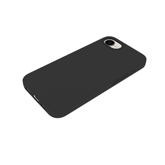 iPhone 16e Hoesje - MobyDefend TPU Backcover - Mat Zwart