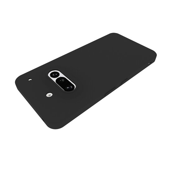 Nothing Phone (3a) Hoesje - MobyDefend TPU Backcover - Mat Zwart