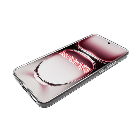 Oppo Reno13 Pro Hoesje - MobyDefend Transparante TPU Backcover - Volledig Doorzichtig