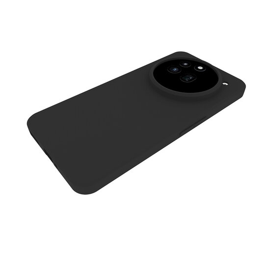 Nothing Phone (3a) Pro Hoesje - MobyDefend TPU Backcover - Mat Zwart