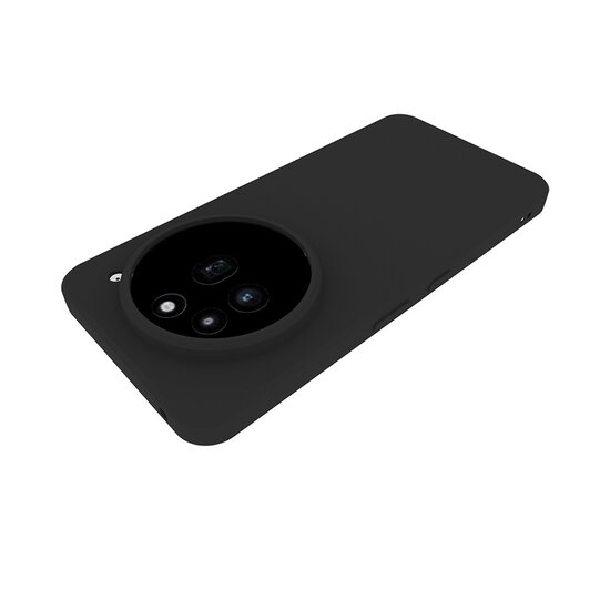 Nothing Phone (3a) Pro Hoesje - MobyDefend TPU Backcover - Mat Zwart