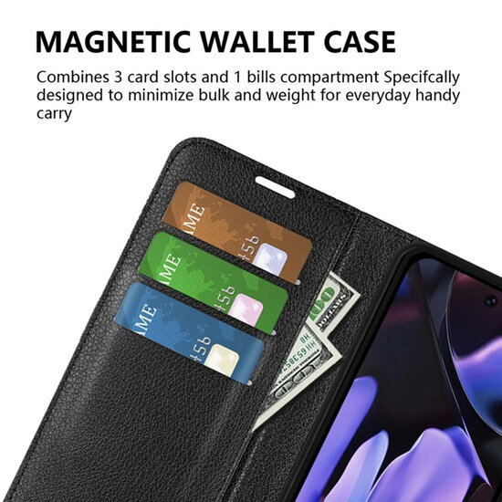 Google Pixel 9a Hoesje - MobyDefend Kunstleren Wallet Book Case (Sluiting Voorkant) - Bruin