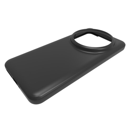 Xiaomi 15 Ultra Hoesje - MobyDefend TPU Backcover - Mat Zwart