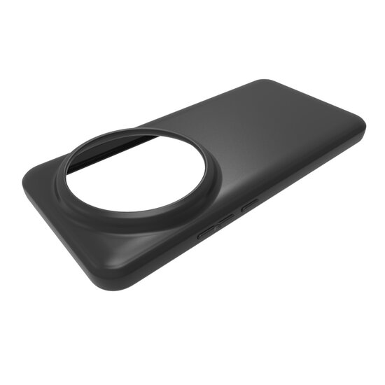 Xiaomi 15 Ultra Hoesje - MobyDefend TPU Backcover - Mat Zwart