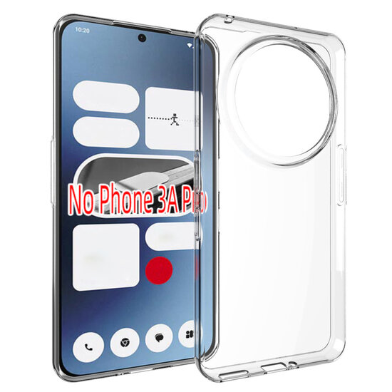 Nothing Phone (3a) Pro Hoesje - MobyDefend Transparante TPU Backcover - Volledig Doorzichtig