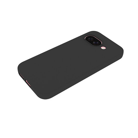 Google Pixel 9a Hoesje - MobyDefend TPU Backcover - Mat Zwart