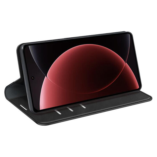 Xiaomi 15 Ultra Hoesje - MobyDefend Luxe Wallet Bookcase (Magnetische Sluiting) - Zwart