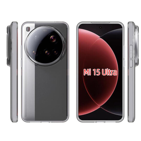 Xiaomi 15 Ultra Hoesje - MobyDefend Transparante TPU Backcover - Volledig Doorzichtig