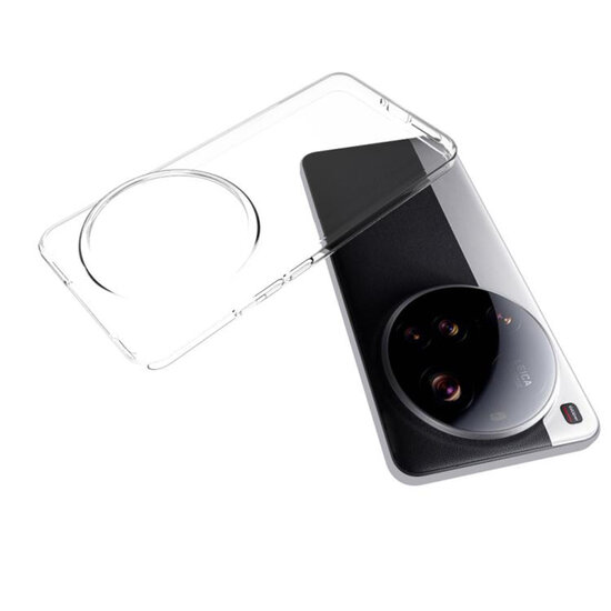 Xiaomi 15 Ultra Hoesje - MobyDefend Transparante TPU Backcover - Volledig Doorzichtig