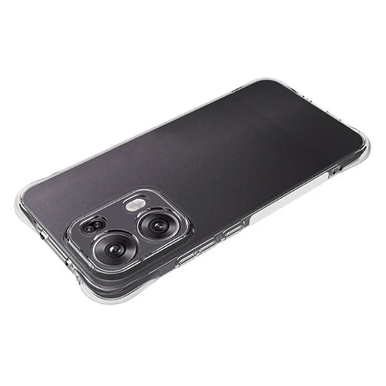 Oppo Reno13 Pro Hoesje - MobyDefend Transparante Shockproof TPU Backcover - Verstevigde Hoeken - Volledig Doorzichtig
