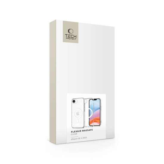 iPhone 16e Hoesje - Tech-Protect FlexAir MagSafe Case - Transparant