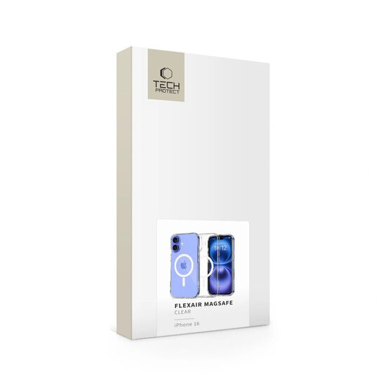 iPhone 16 Hoesje - Tech-Protect FlexAir MagSafe Case - Transparant