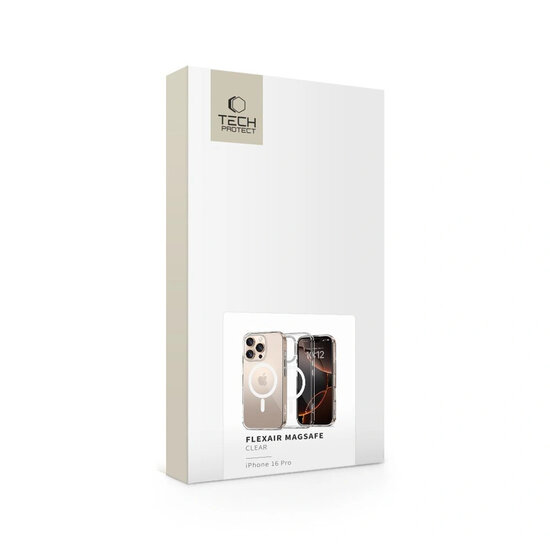 iPhone 16 Pro Hoesje - Tech-Protect FlexAir MagSafe Case - Transparant