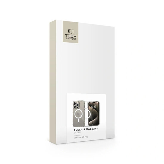 iPhone 15 Pro Hoesje - Tech-Protect FlexAir MagSafe Case - Transparant