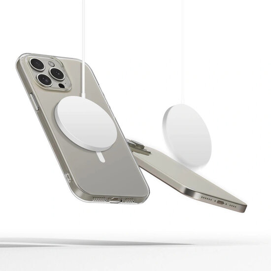 iPhone 15 Pro Hoesje - Tech-Protect FlexAir MagSafe Case - Transparant