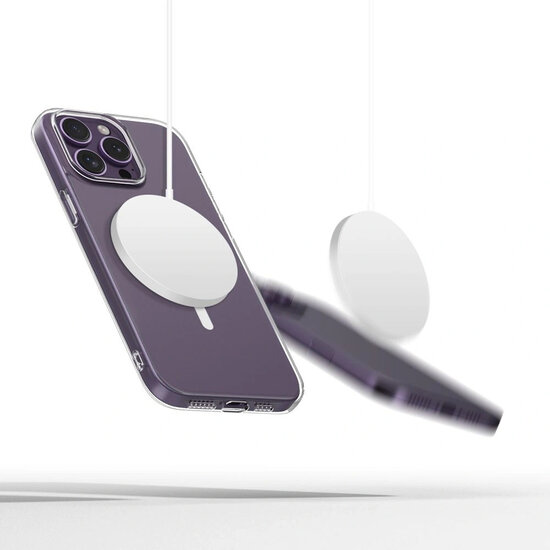 iPhone 14 Pro Max Hoesje - Tech-Protect FlexAir MagSafe Case - Transparant