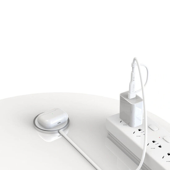 Tech-Protect - Draadloze Magsafe Oplader - Snellader 15 Watt - Wit