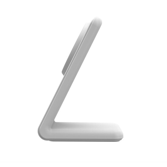 Tech-Protect - Draadloze Magsafe-Standaard Oplader - Snellader 15 Watt - Wit