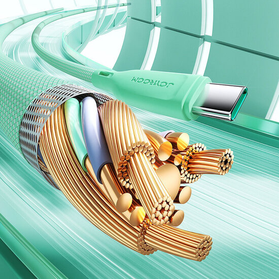 Joyroom USB-A naar USB-C kabel - 1 Meter - Wit