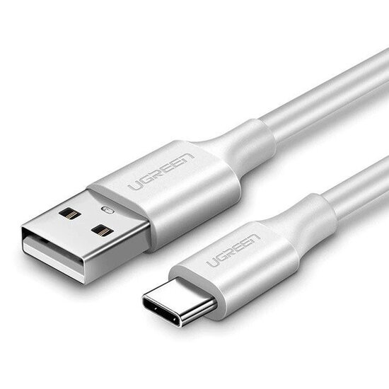 UGREEN USB-A naar USB-C kabel - 0.25 Meter - Wit