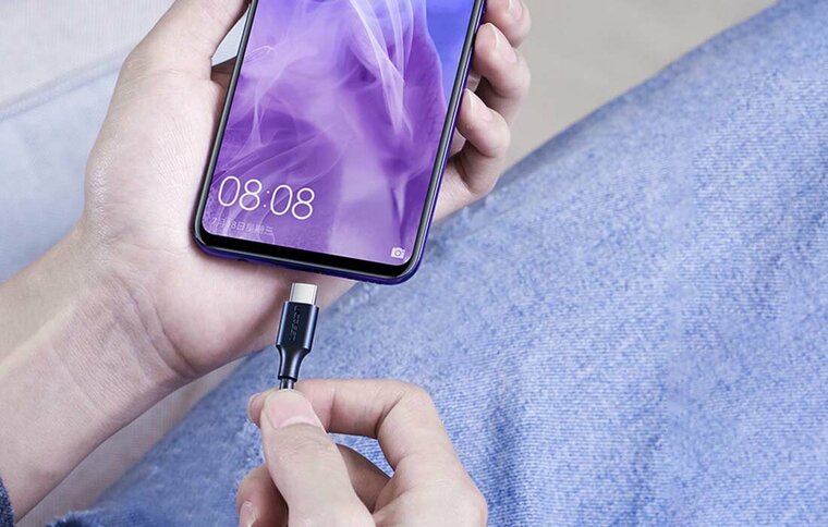 UGREEN USB-A naar USB-C kabel - 0.25 Meter - Wit