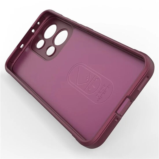 Oppo Reno13 Pro Hoesje - MobyDefend TPU Gripcase - Donkerpaars