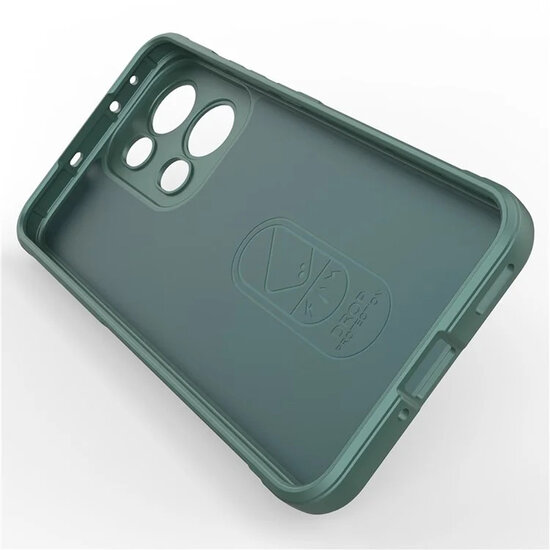 Oppo Reno13 Pro Hoesje - MobyDefend TPU Gripcase - Groen