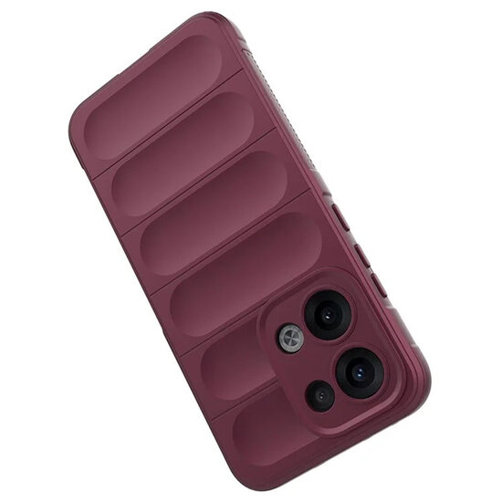 Oppo Reno13 Hoesje - MobyDefend TPU Gripcase - Donkerpaars