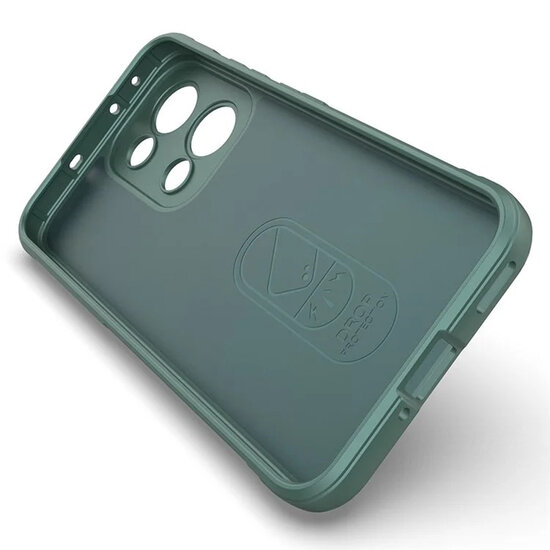 Oppo Reno13 Hoesje - MobyDefend TPU Gripcase - Groen