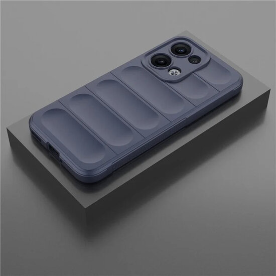 Oppo Reno13 Hoesje - MobyDefend TPU Gripcase - Blauw