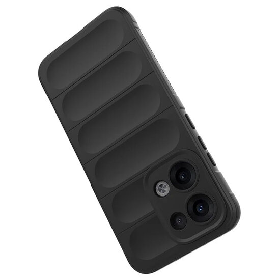 Oppo Reno13 Hoesje - MobyDefend TPU Gripcase - Zwart