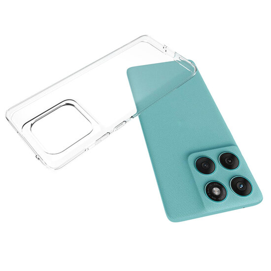 Motorola Edge 60 / Motorola Edge 60 Fusion Hoesje - MobyDefend Transparante TPU Backcover - Volledig Doorzichtig