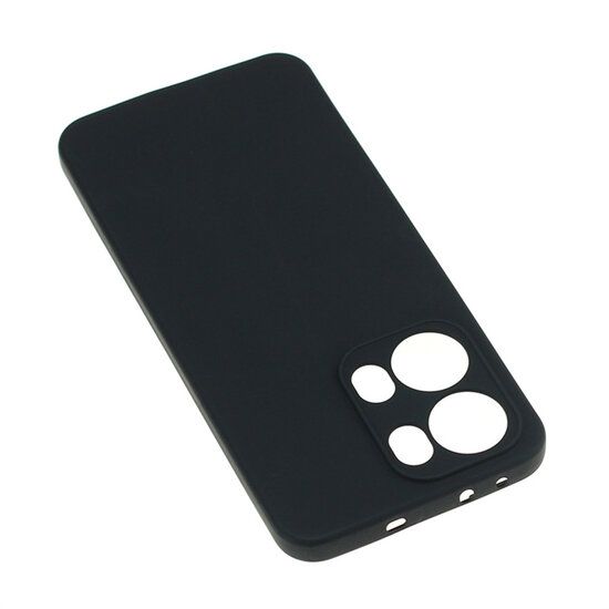 Oppo Reno13 Hoesje - MobyDefend TPU Backcover - Mat Zwart