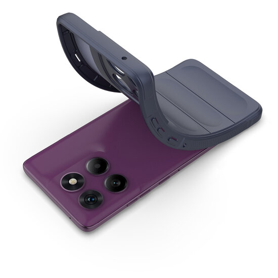 Motorola Edge 60 Pro Hoesje - MobyDefend TPU Gripcase - Blauw