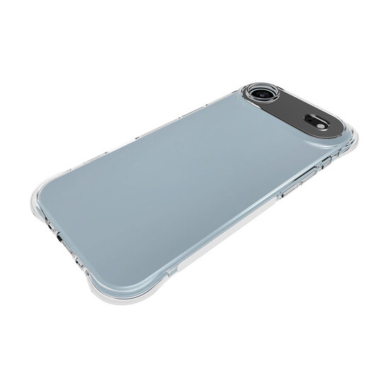 iPhone Air Hoesje - MobyDefend Transparante Shockproof TPU Backcover - Verstevigde Hoeken - Volledig Doorzichtig