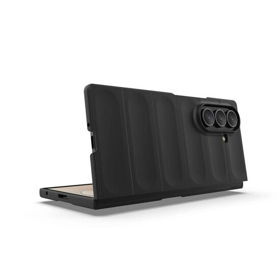 Samsung Galaxy Z Fold 7 Hoesje - MobyDefend TPU Gripcase - Zwart