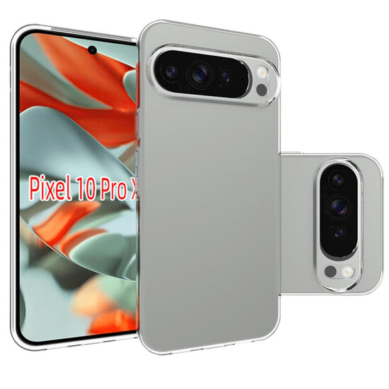 Google Pixel 10 Pro XL Hoesje - MobyDefend Transparante TPU Backcover - Volledig Doorzichtig