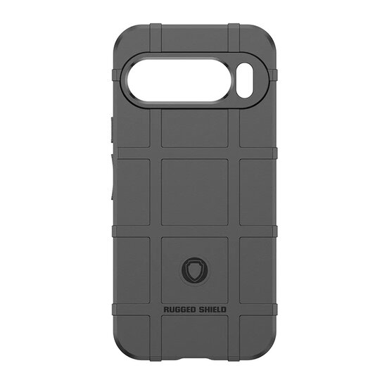 Google Pixel 10 Pro XL Hoesje - Mobydefend Rugged Shield TPU Backcover - Zwart