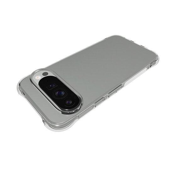 Google Pixel 10 Pro XL Hoesje - MobyDefend Transparante Shockproof TPU Backcover - Verstevigde Hoeken - Volledig Doorzichtig